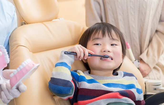 Child Brushing Teeth 2 1 Blue Stone Hills Dentistry